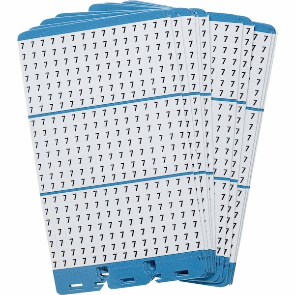 Porta-Pack Wire Marker Book Refill Repositionable Vinyl Cloth 7, 450 Total, 10PK